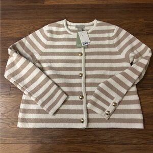 NWT H&M Stripped Cardigan